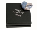 'Our Wedding Day' Box with Heart Shaped USB Drive Stick